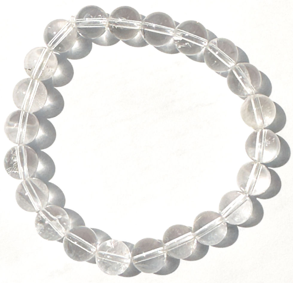 Clear Quartz Mala Bracelet