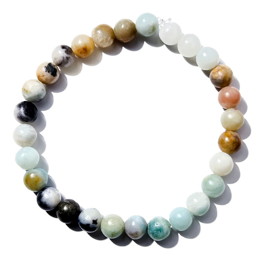 Dainty Amazonite Mala Bracelet