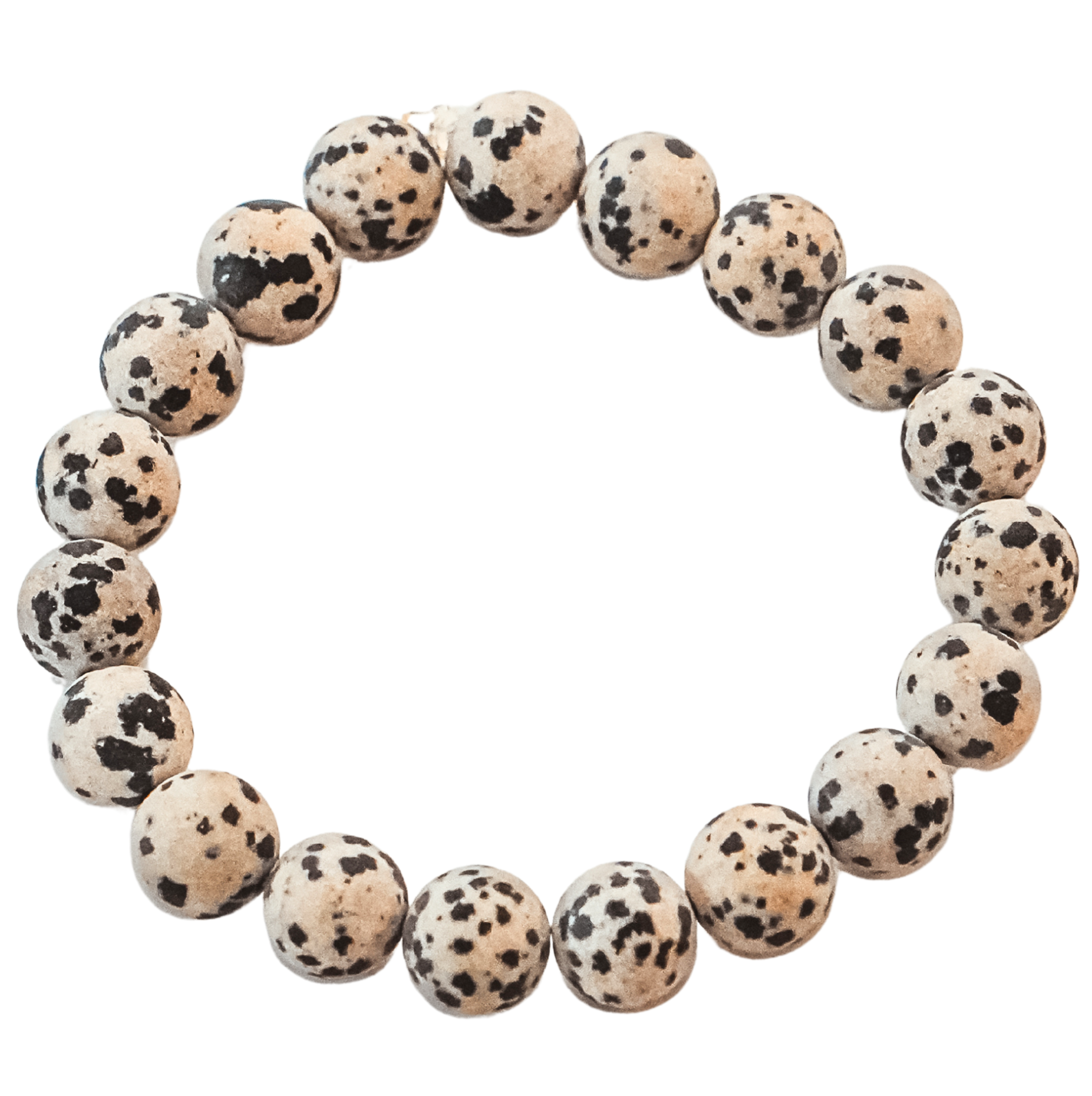Dalmatian Jasper Mala Bracelet 10MM