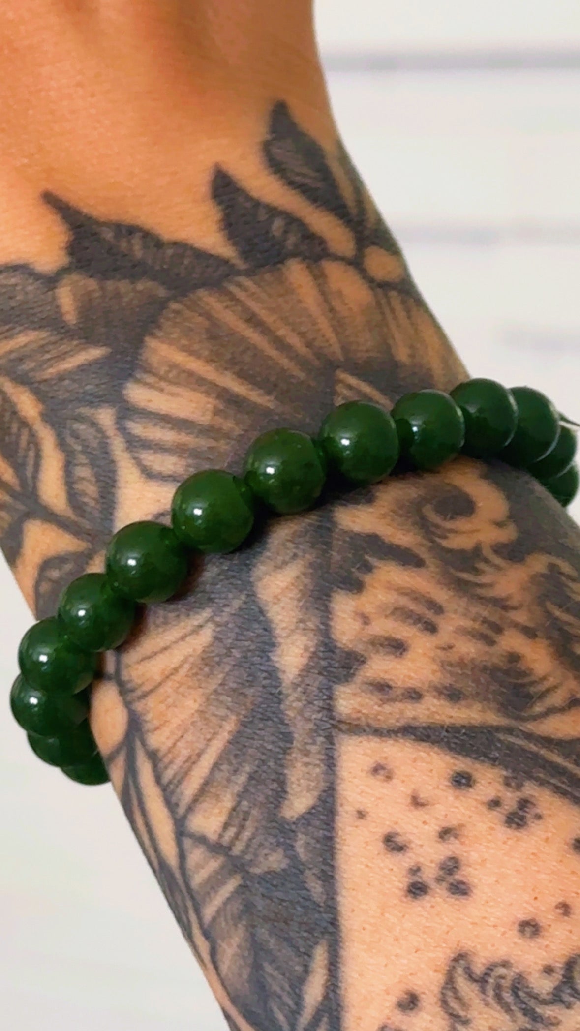 New Jade Mala Bracelet