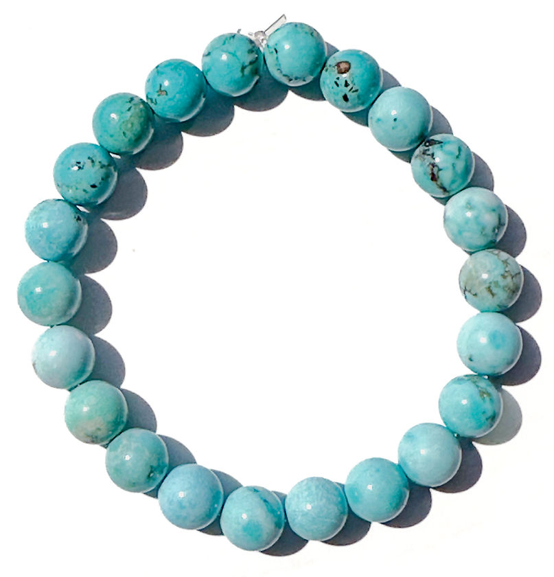 Turquoise Howlite Mala Bracelet