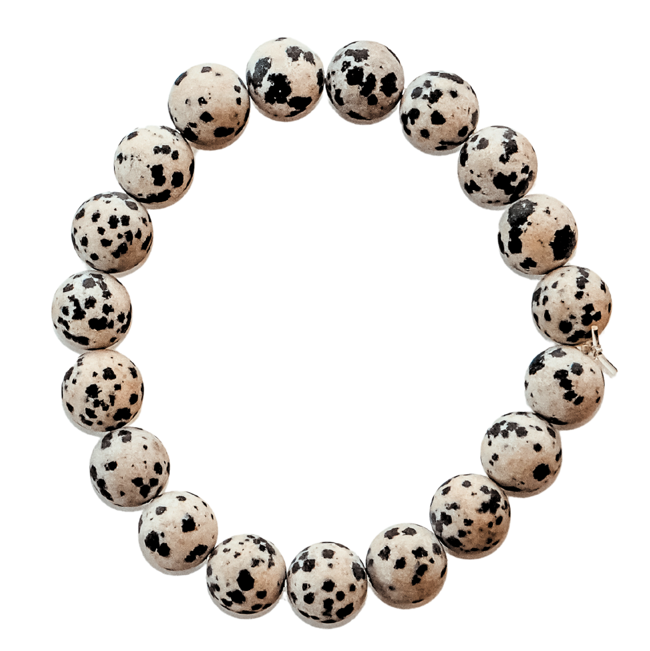 Dalmatian Jasper Mala Bracelet 10MM